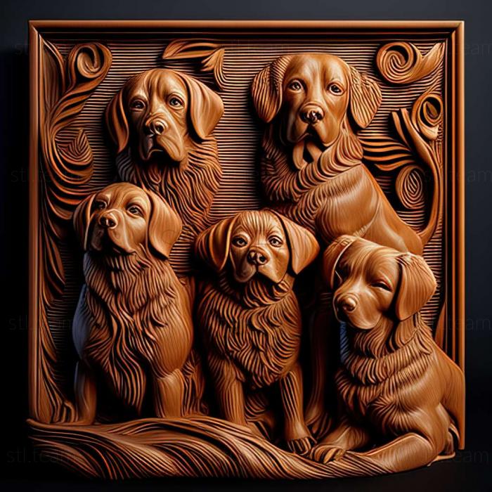 3D model dogs (STL)